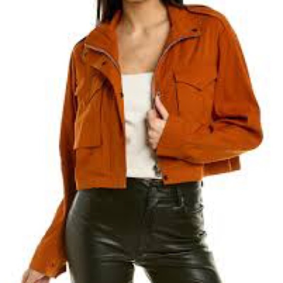 rag & bone Jackets & Blazers - Rag & Bone Women's Cropped M65 Field Jacket color Rust size Medium